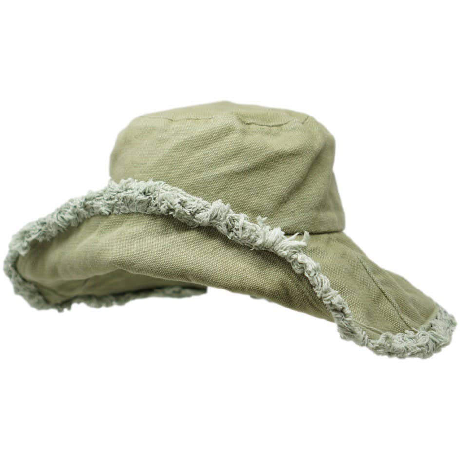 Sage Cotton Bucket Hat