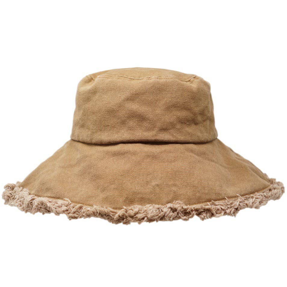 Caramel Cotton Bucket Hat